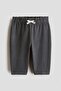 Textured cotton trousers