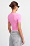 3626 Basic Crop T-Shirt - Pink - 4