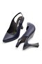 Genuine Leather Women's Daily Comfortable Classic Heeled Shoes Dd9783 - 2