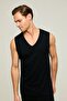 100% Cotton Sleeveless 2-Piece Undershirt, V-Neck Undershirt - 2