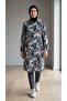 Women's Patterned Front Buttoned Empire Tunic Shirt