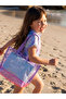Nevavm Printed Girl's Beach Bag with Difference in Color