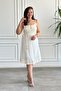 Ruffled Hem Dress with Rope Straps - 5