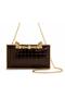 Luxury Crystal Evening Clutch Bag for Women | Wedding Party Bridal Handbag | Premium PU Leather | 21×13×4 cm - 6