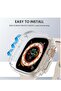 [2 Pack] Hard PC Shockproof Ultra-Thin Bumper Case for Apple Watch Ultra 49mm (No Screen Protector) - 3