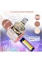 Kids Karaoke Microphone Upgrade Bluetooth Wireless Karaoke Microphones for Girls Boys Adults Singing Speaker Mic - 4