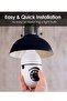 Tilt Security Light Camera V380 130W dpi Smart Wireless WIFI Full Color Bulb Camera - 7