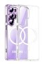 Samsung Galaxy S26 Ultra Clear Magnetic Case Compatible with MagSafe Transparent Anti-Yellowing