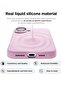 Hot Pink Liquid Silicone Case for iPhone 16 Plus – Slim Shockproof Full Body Protection with Soft Microfiber Lining - 2