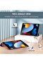 iPad 10.2 Case - Slim Translucent Hard PC Protective Smart Cover with Stand for iPad 9th/8th/7th Generation (Purple) - 5