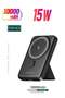 FP105 Magnetic Power Bank – 10000mAh Portable Charger | 15W PD Fast Charging | Built-in Stand | Mini Compact Design