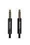 Nylon Braided 3.5Mm To 3.5mm Jack Aux Auxiliar Audio Cable for Tablet MP3 Laptop Phones