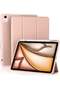 Rose Pink Slim Trifold Case with Pencil Holder for iPad Air 13" M2 2024 & iPad Pro 12.9" (6th/5th/4th Gen)
