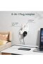 USB Plug Extension with 3 USB Ports, 3 Way USB Socket Extension, 6-in-1 USB Outlet Plug Extender for Household Appliances, iPhone, Smartphone... - 2