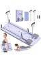 Multifunctional Foldable Pilates Reformer Board – Full-Body Workout Board with Resistance Bands