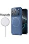 iPhone 13 Pro Max 6.7" Magnetic Case, Slim Shockproof Cover with Anti-Scratch Camera Lens Protector, MagSafe Compatible - 3