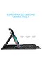 Galaxy Tab S6 Lite 10.4 Case with Keyboard - Detachable Wireless Keyboard - Premium Slim Folio Stand Cover for Samsung Galaxy Tab S6 Lite 10.4 Inch SM-P610 SM-P615 2020 - 3
