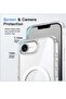 iPhone 16E Clear Magnetic Cover – MagSafe Compatible, Hybrid Protective Crystal Clear Hard Back Case - 5