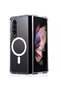 New Wireless Charging MagSafe Phone Case For Samsung Z Fold 4 Magnetic Clear Phone Case For Z Fold 4