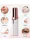 Women Painless Facial Hair and Eyebrow Trimmer, Hair Shaver and Remover, Lipstick Style with built-in LED light - 2