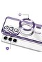 Samsung Galaxy S26 Ultra Case Transparent Electroplated Magnetic Cover, Slim Shockproof Anti-Scratch Protection - 3