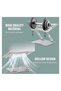 Laptop Stand, Foldable Height Lift Laptop Stand, Heat Dissipation, Ergonomic Design, Compatible with MacBook Air/Pro Dell HP XPS Lenovo Chromebook Ipad All Laptops 10-17'', Silver, F1-2 - 4