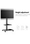 Mobile TV Stand Rolling Cart for 32-60 inch LCD LED Flat Curved Screen, Swivel & Height Adjustable TT206002GB - 2