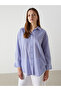 Striped Oversize Women's Shirt Tunic
