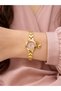 Apolia Women's Gold Steel Band Pink Dial Heart Charm Detailed Luxury Elegant Women's Wristwatch 2026 - 5