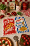 Pizza Amore Spaghetti Regret Italian Cuisine Patterned Modern Mediterranean 2-Piece Kitchen Towel Set 35X55 - 5