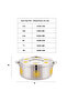KSR Hotpot ZARA 3-Piece Set | 1.5L/2.5L/3.5L | Stainless Steel Insulated Casserole - 4