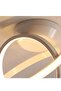 Flush Mount Ceiling Lights,21W Led Ceiling Light Fixtures,Circle Creative Design Modern Small LED Ceiling Lamp for Living Room Kitchen Office Hallway Lights (Warm White) - 6