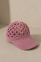 Handmade Mesh Sparkling Knitted Summer Visor Hat - Bohemian Crochet Sunshade Hat - Beach & Daily Use - 2