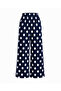 Girl's Polka Dot Wrinkled Fabric Wide-Leg Pants - 3