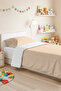 Cream Minimal Young Room Single Pique Set - Quilted Beige 160X220 cm Seasonal Bedspread - 5