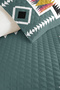 Bohemian Geometric Mint Young Room Single Pique Set-Ethnic Anthracite Mustard 160X220Cm Bedspread - 3