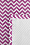 Purple Zigzag Geometric Teen Room Single Pique Set-White Modern 160X220Cm Quilted Bedspread - 7