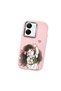 Vivo Y36 Compatible Case Camera Protective Pink Silicone Couple Phone Case Girl Patterned - 3