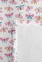 Butterfly Pink Pastel Girls Decorative Pique Set-Mint Bohemian Baby Room Bedspread-160X220 cm - 7