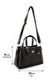 Women's Classic Hand and Shoulder Bag with Adjustable Strap, Stylish Daily Bag - 4