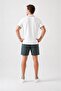 Men's Ecru Footed Collar Reflective Zippered Oysho T-Shirt - 5