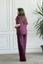 Sweatpants Set with Guipure Stone Detail at the Hem - 8