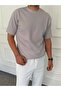 Waffle Fabric Regular Fit T-Shirt