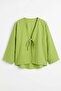 Single Lace-Up Kimono 2346 - Oil Green - 5
