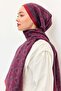 Tencel Monare Shawl Bud Dark Red - 4