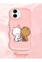 Samsung Galaxy A06 Compatible Case Camera Protective Pink Silicone Couple Phone Case Cute Pattern - 2