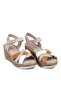 100% Genuine Leather Wedge Heeled Casual Sandals (Order 1 Size Larger) - 7