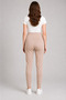 390 Beige Color Modal Adjustable High Waist Maternity Pants - 3
