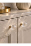 Crystal Furniture Handle Transparent Glass Gold Footed Cabinet and Drawer Handle Decorative Luxury Design - 3