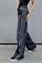 Urban Triple Line Anthracite Wide Leg Jean - 2